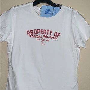 Juniors Reebok Falcons Football Tee NWT